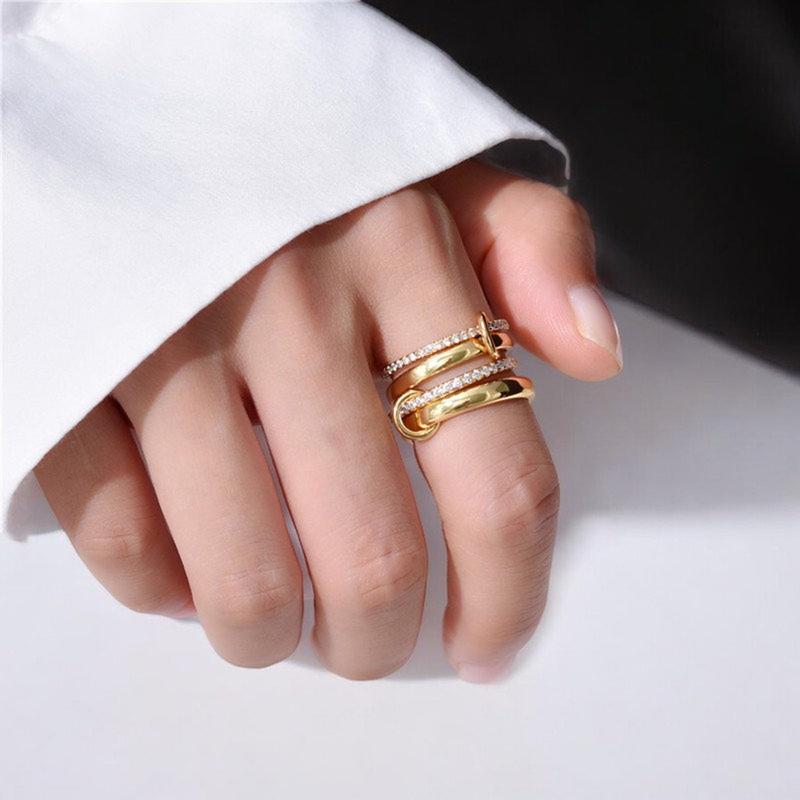 Eternity rings, interlocking rings, intertwined emotions, representing never separation, love rings