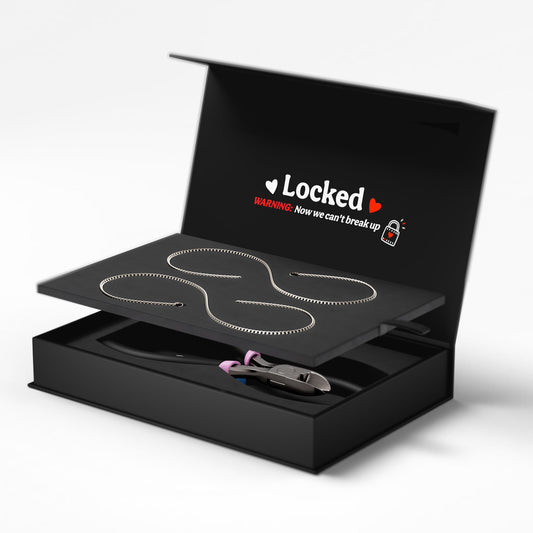 Locked Unisex Permanent Couples Bracelets with SpecialClasp -Perfect Date Night Gift for Anniversary and Birthday